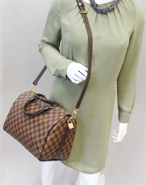 louis vuitton damier speedy bandouliere 30 shoulder bag|speedy damier ebene handbags.